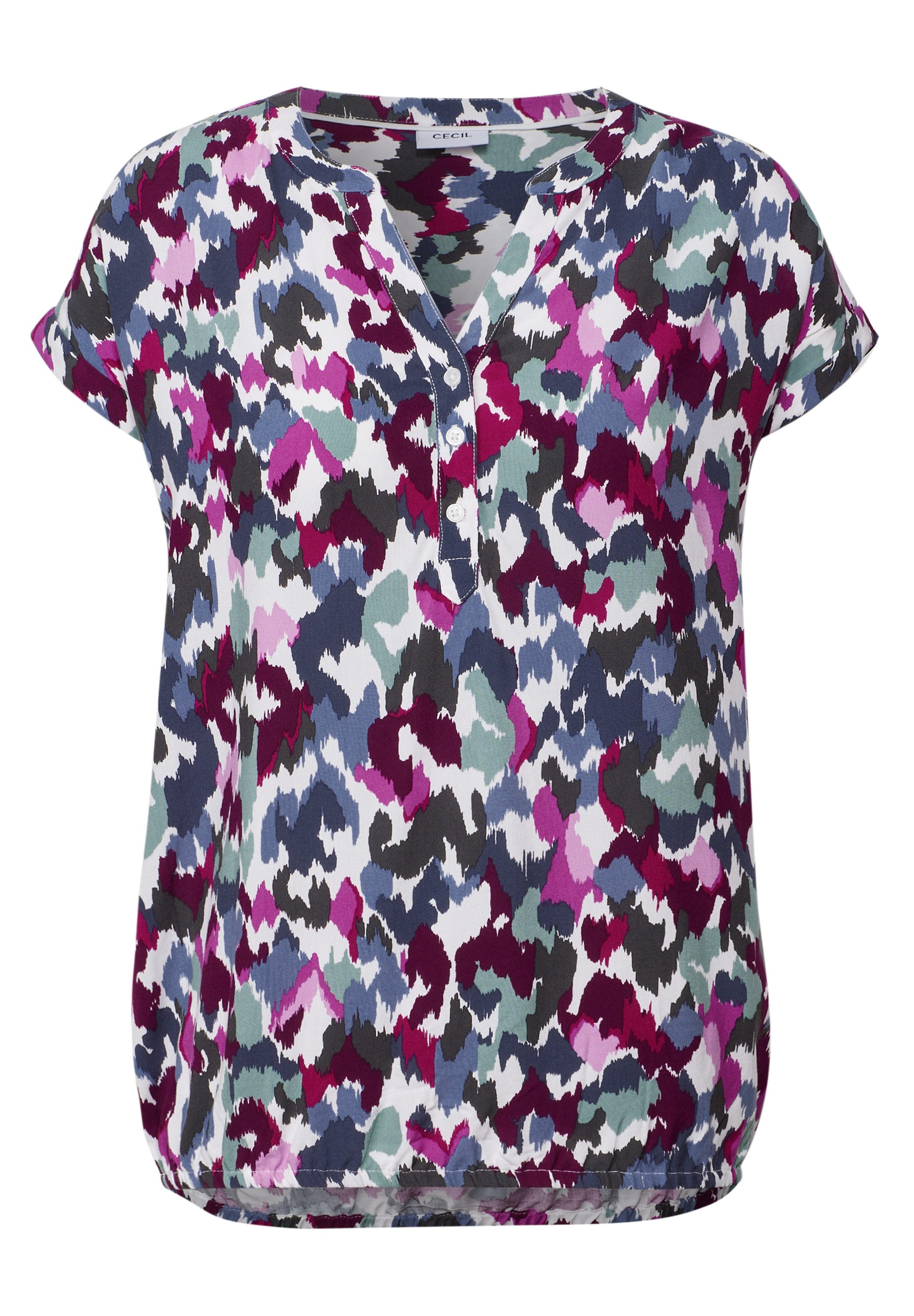 CECIL short-sleeved blouse with all-over print