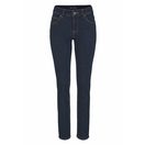 Arizona Slim-fit-Jeans Bund mit seitlichem Gummizugeinsatz schmale Passform, Röhrenjeans, Used-Waschung, hohe Leibhöhe