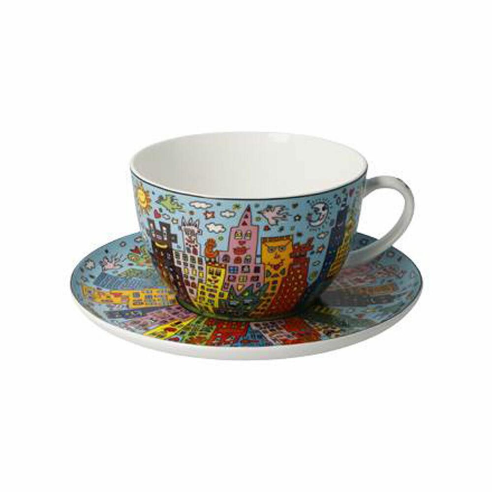 Goebel Tasse James Rizzi My New York City Day, Fine Bone China