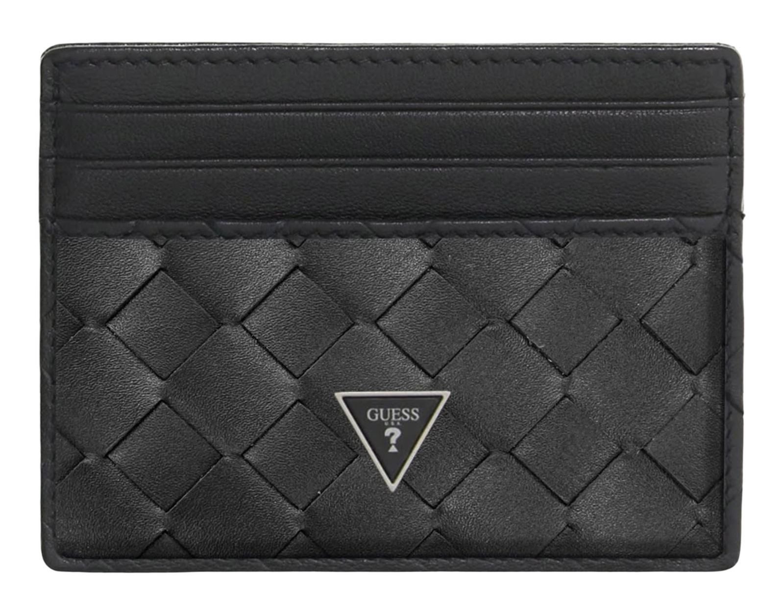 Guess Kartenetui Card Holder, aus echtem Schafsleder mit RFID-Blocker Schutz