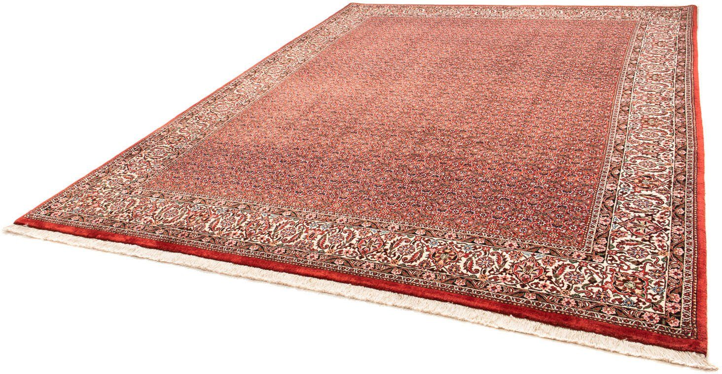 Orientteppich Perser - Bidjar - 330 x 246 cm - rot, morgenland, rechteckig, Höhe: 15 mm, Wohnzimmer, Handgeknüpft, Einzelstück mit Zertifikat