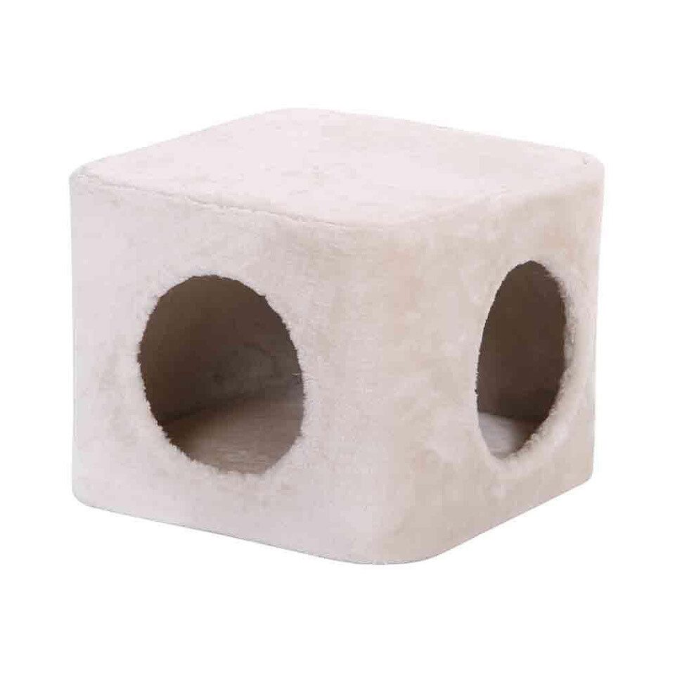 Nobby Kratzbaum Starsystem Höhle eckig DE LUXE beige