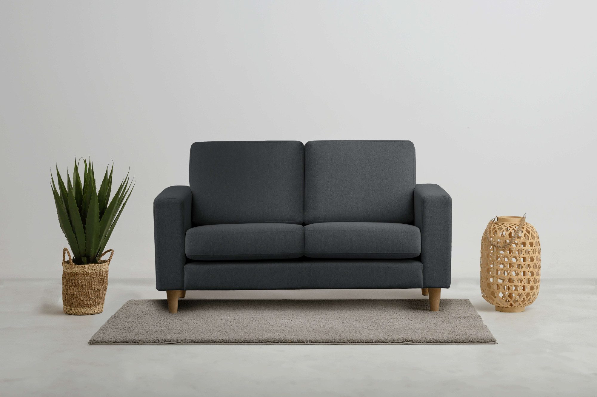 OTTO home 2-Sitzer "Tvinno" im skandinavischen Stil, mit Massivholzfüßen, B günstig online kaufen