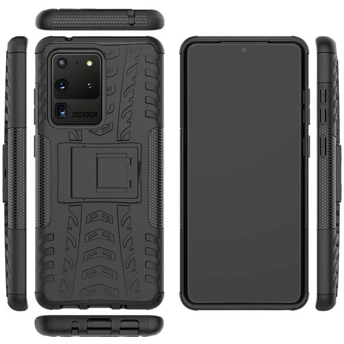 CoolGadget Handyhülle Outdoor Case Hybrid Cover für Samsung Galaxy S20 Ultra 6,9 Zoll, Schutzhülle extrem robust Handy Case für Samsung S20 Ultra Hülle