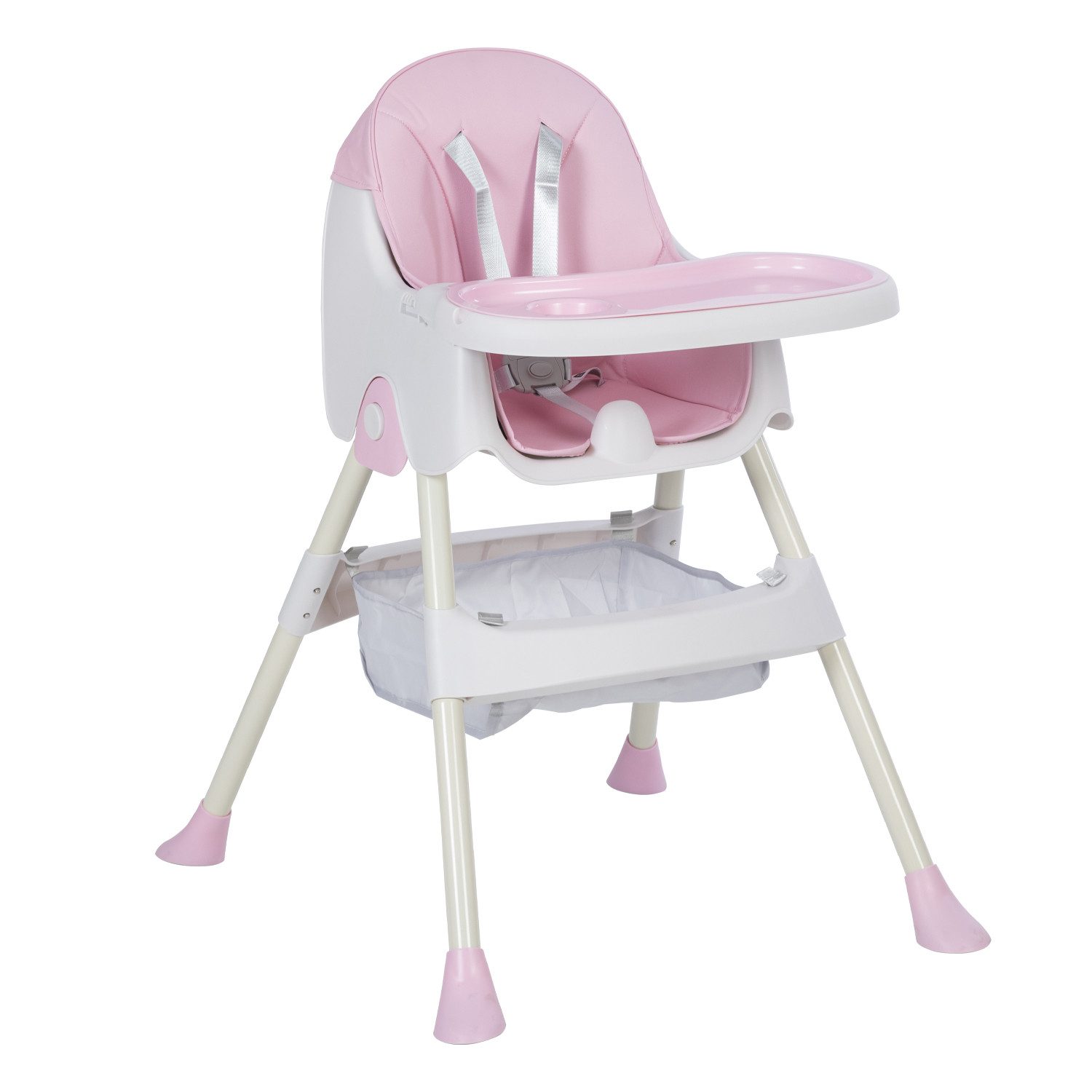 Kinderklappstuhl Baby-Klapphochstuhl mit doppeltem Tablett