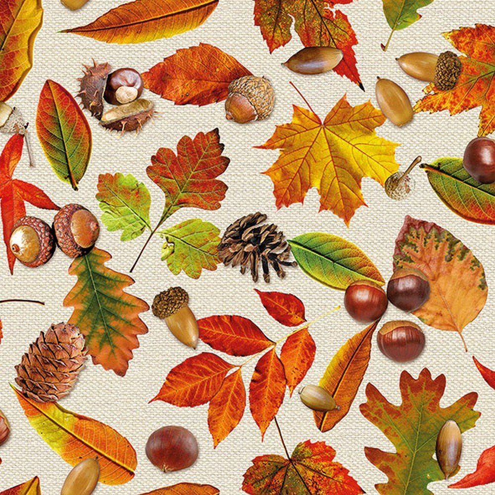Ambiente Luxury Paper Products Papierserviette 20 Салфетки Autumn Festival 33x33cm, (20 St)