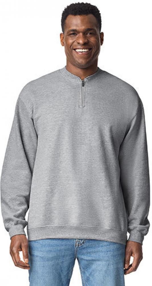 Gildan Sweatshirt Softstyle® Midweight Adult Fleece 1/4 Zip Sweatshirt Damen