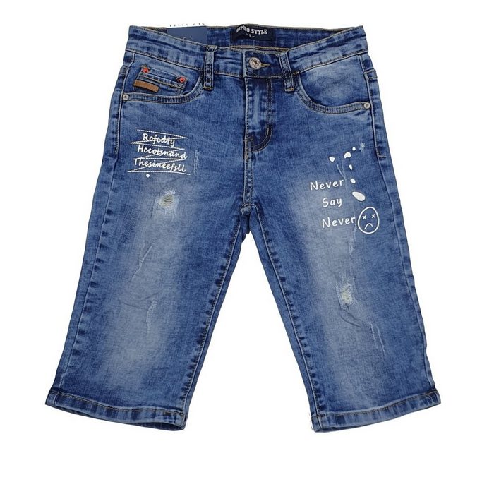 Fashion Boy Jeansbermudas Jungen Bermuda Jeans Shorts Sommerjeans Stretch J306