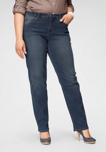 Arizona Straight-Jeans »Curve-Collection« mit bequemen Dehnbund