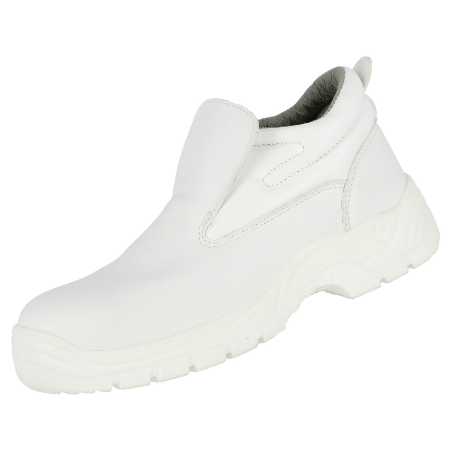 Nitras Sicherheitshochschuhe S2 "CLEAN STEP MID SL" weiß Sicherheitsschuh