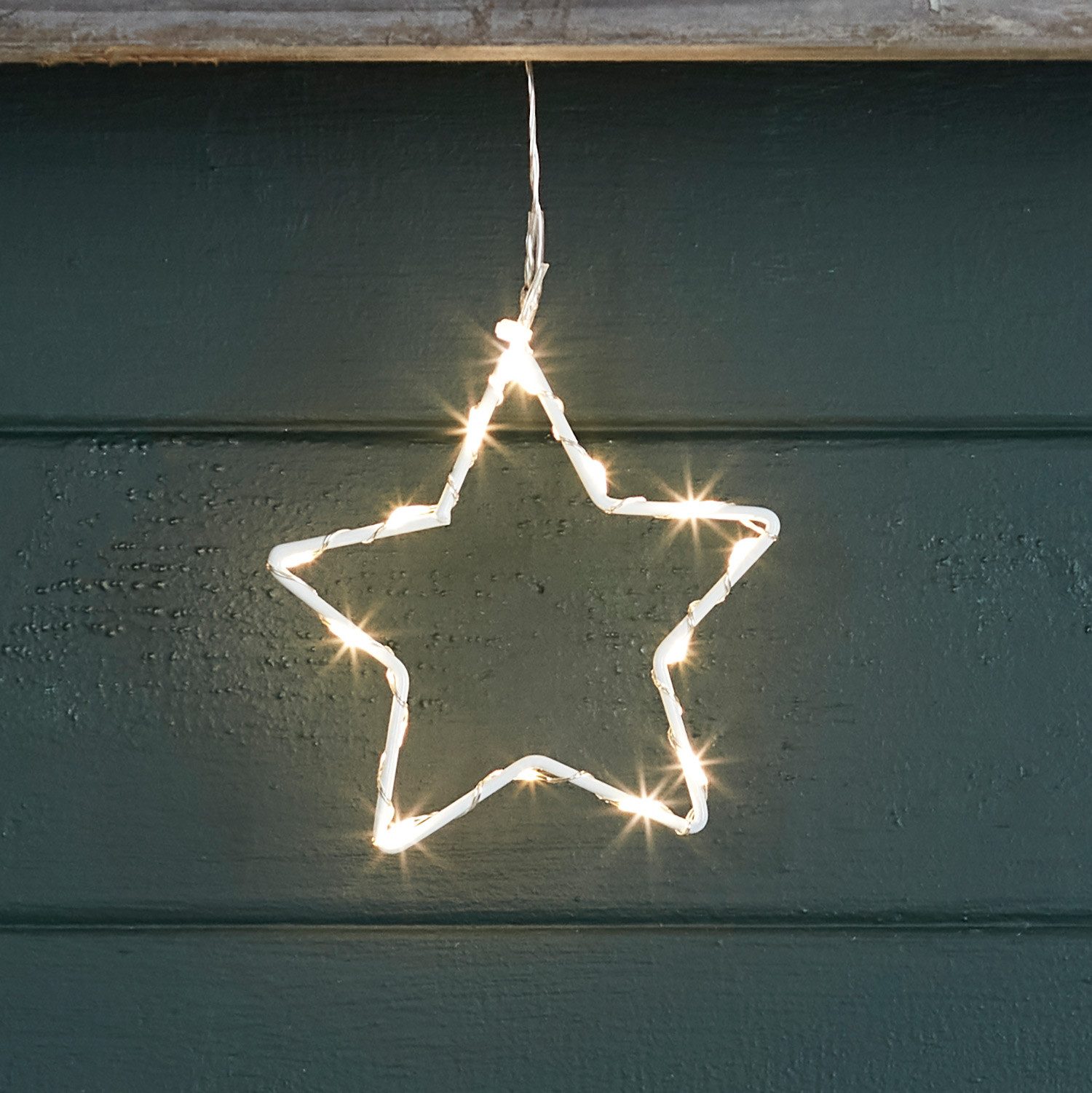 Lights4fun LED-Girlande 90er LED Sternen Girlande