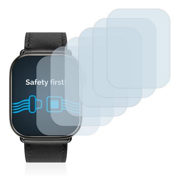 Savvies Schutzfolie für Apple Watch Hermès (41 mm), Displayschutzfolie, 6 Stück, Folie klar