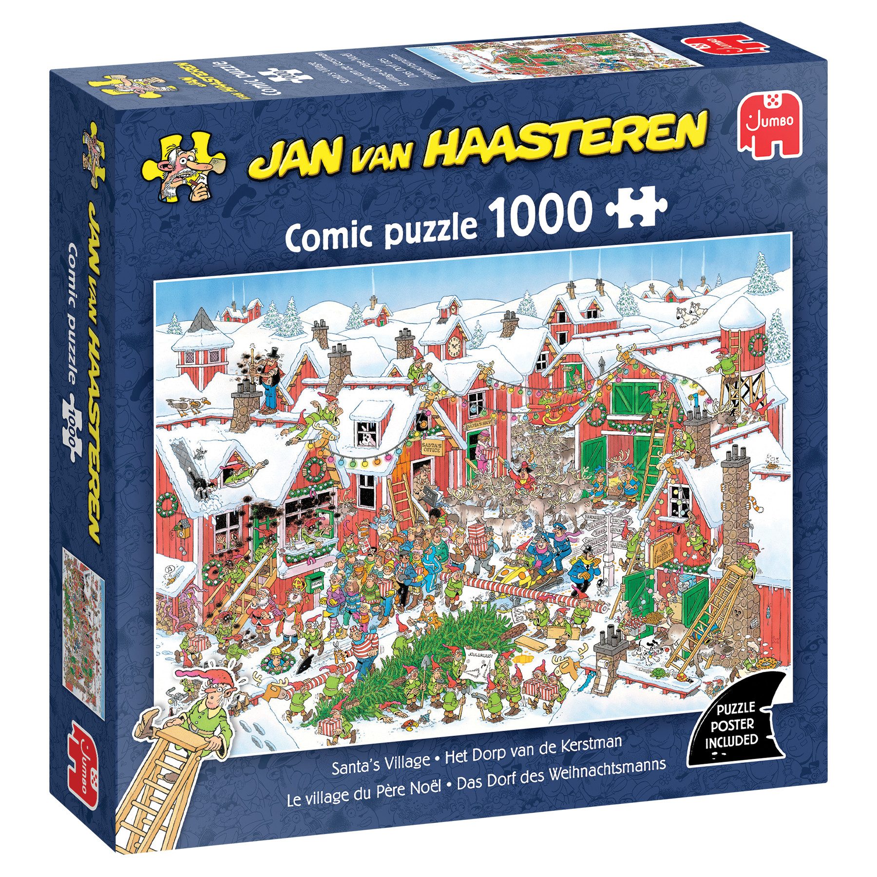 Jan van Haasteren Puzzle Jan van Haasteren, Das Dorf des Weihnachtsmanns, 1 günstig online kaufen