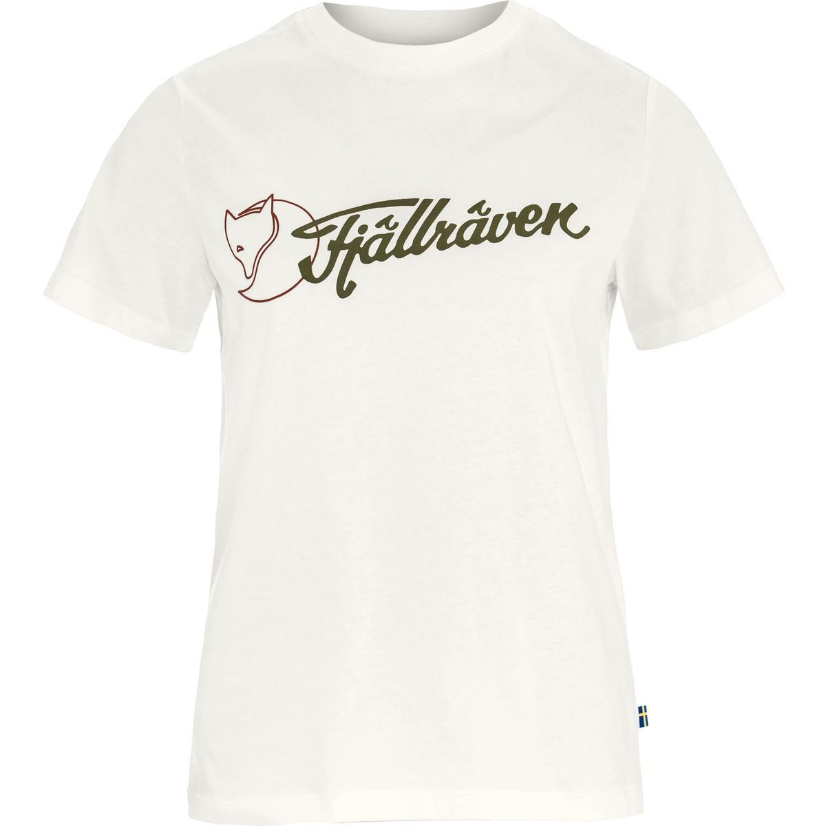 Fjällräven Kurzarmshirt Archive Logo T-shirt W Bequemes T-Shirt aus Bio-Baumwolle mit auffälligem Logo für stilvolle