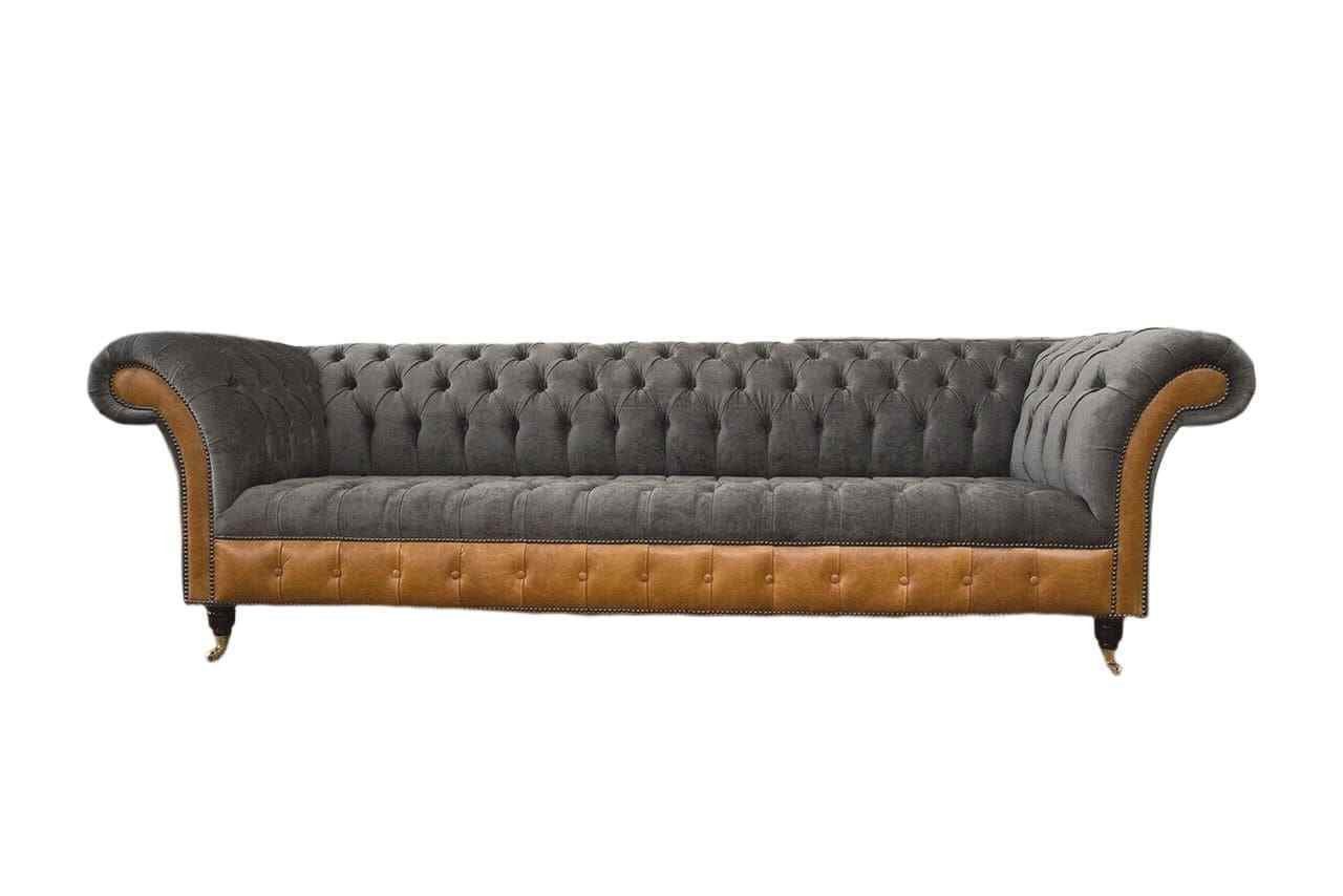JVmoebel Sofa Sofa 4 Sitzer Chesterfield Luxus Couch Big Couchen Polster, 1 Teile, Made in Europe