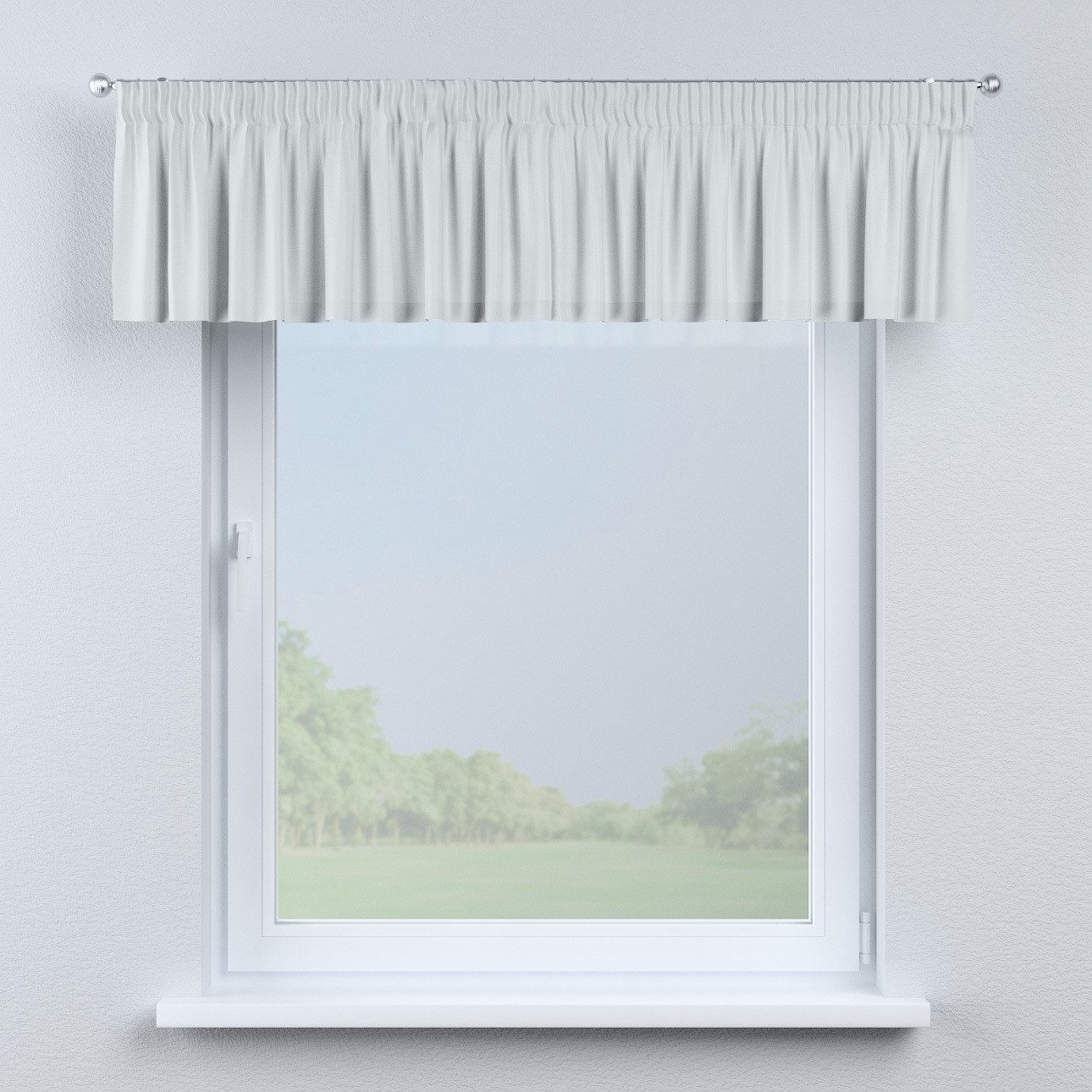 Dekoria Vorhang mit Kräuselband 130 x 40 cm, Damasco