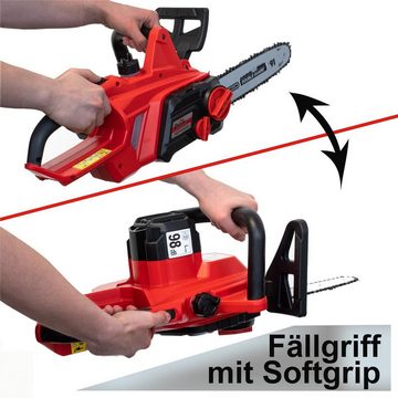 Grizzly Tools Akku-Kettensäge AKS 2040 Oregon Schwert und Kette 20 V, mit Akku und Ladegerät, 30 cm Schwertlänge