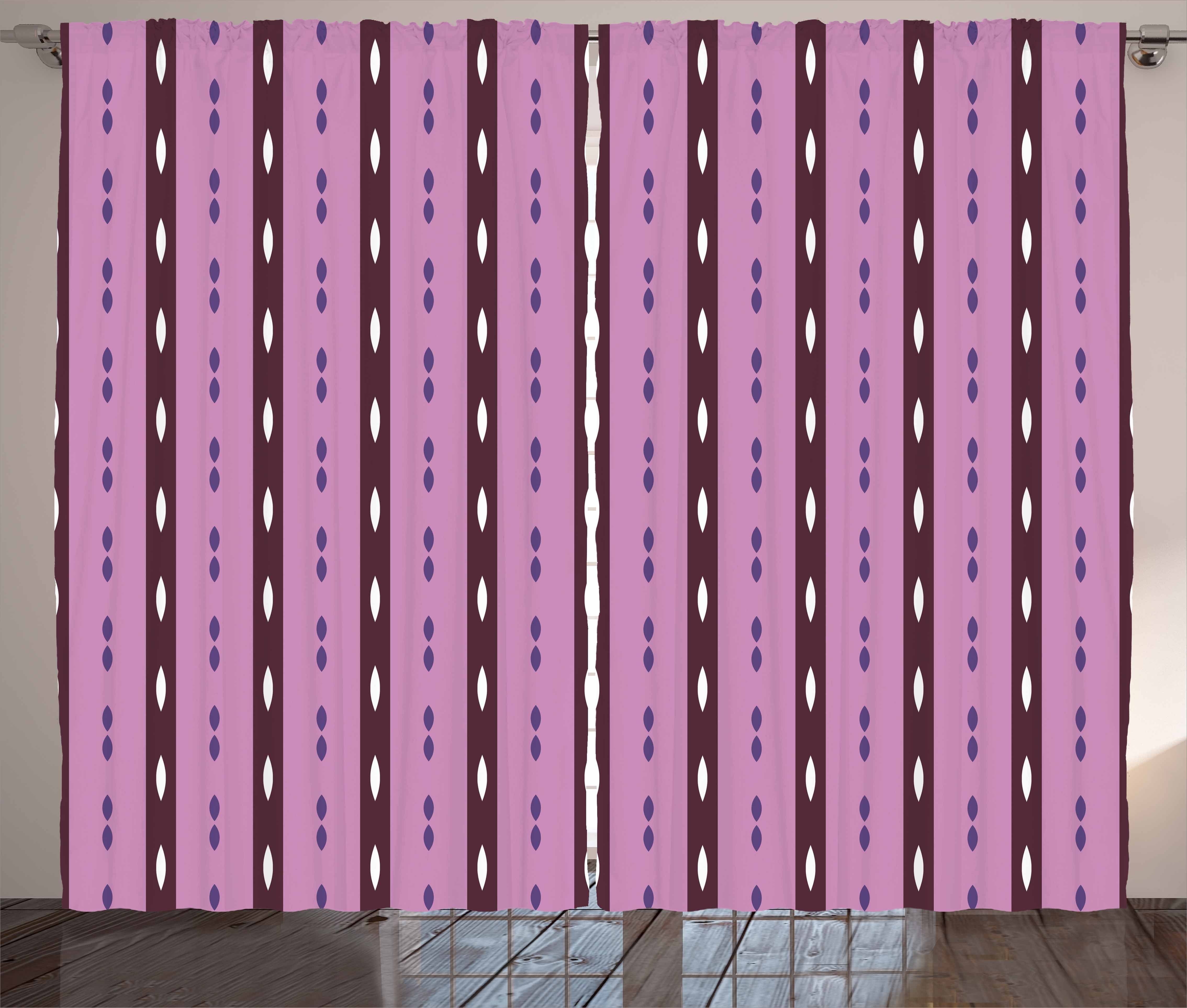 Gardine Schlafzimmer Kräuselband Vorhang mit Schlaufen Diamant-Formen Haken, Geometrisch und Wulstige Abakuhaus