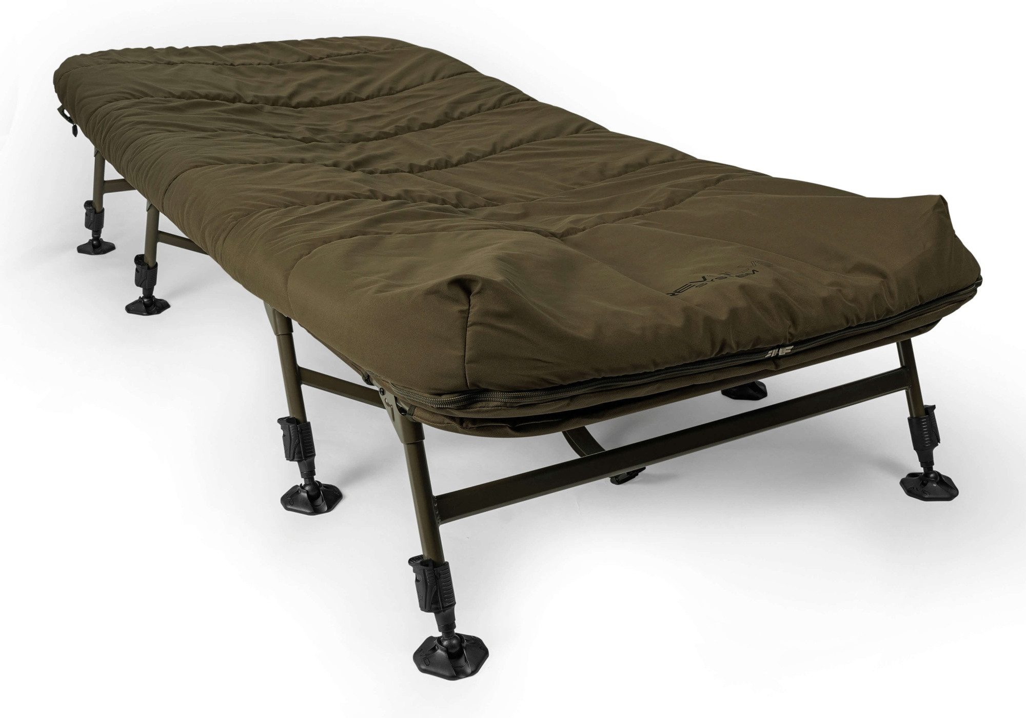 Avid Carp Angelliege Avid Revolve X System - 8-Bein Karpfenliege + XL Schlafsack kompakt