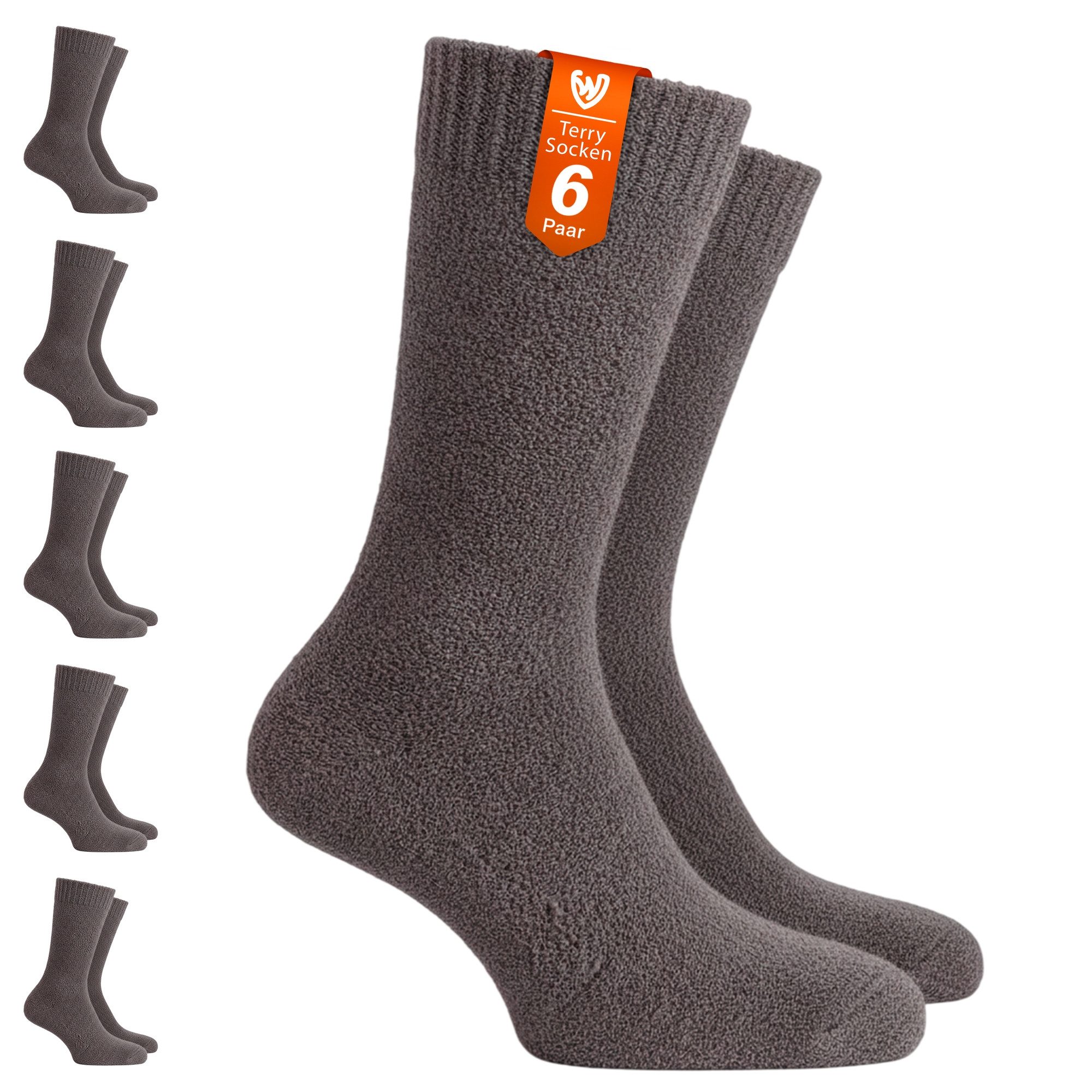 Kuschelsocken GW272 6er Pack Terrysocken