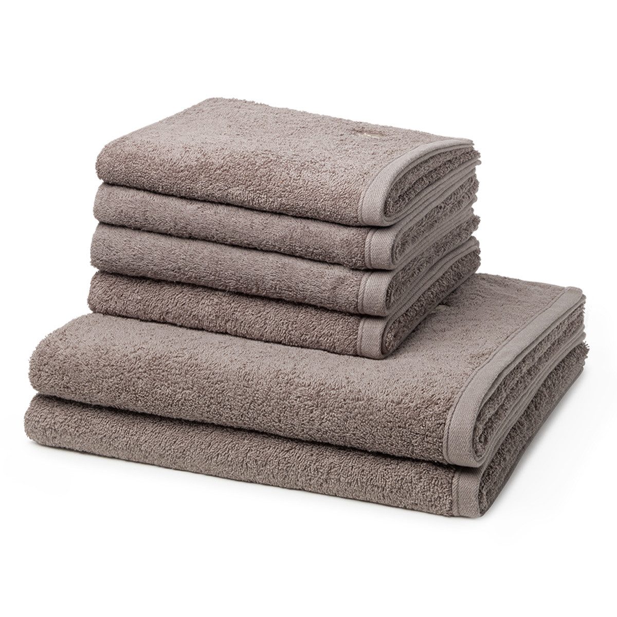ROSS Handtuch Set Vita, Walkfrottee (Spar-Set, 6-St), 4 X Handtuch 2 X Duschtuch im Set - Baumwolle - Saugstark