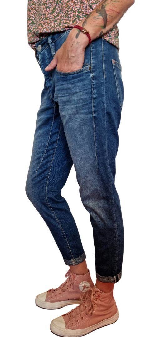 Herrlicher Boyfriend-Jeans Organic Cashmere Denim Bio-Baumwolle Jeans Shyra Cropped 5318-OD902 aus