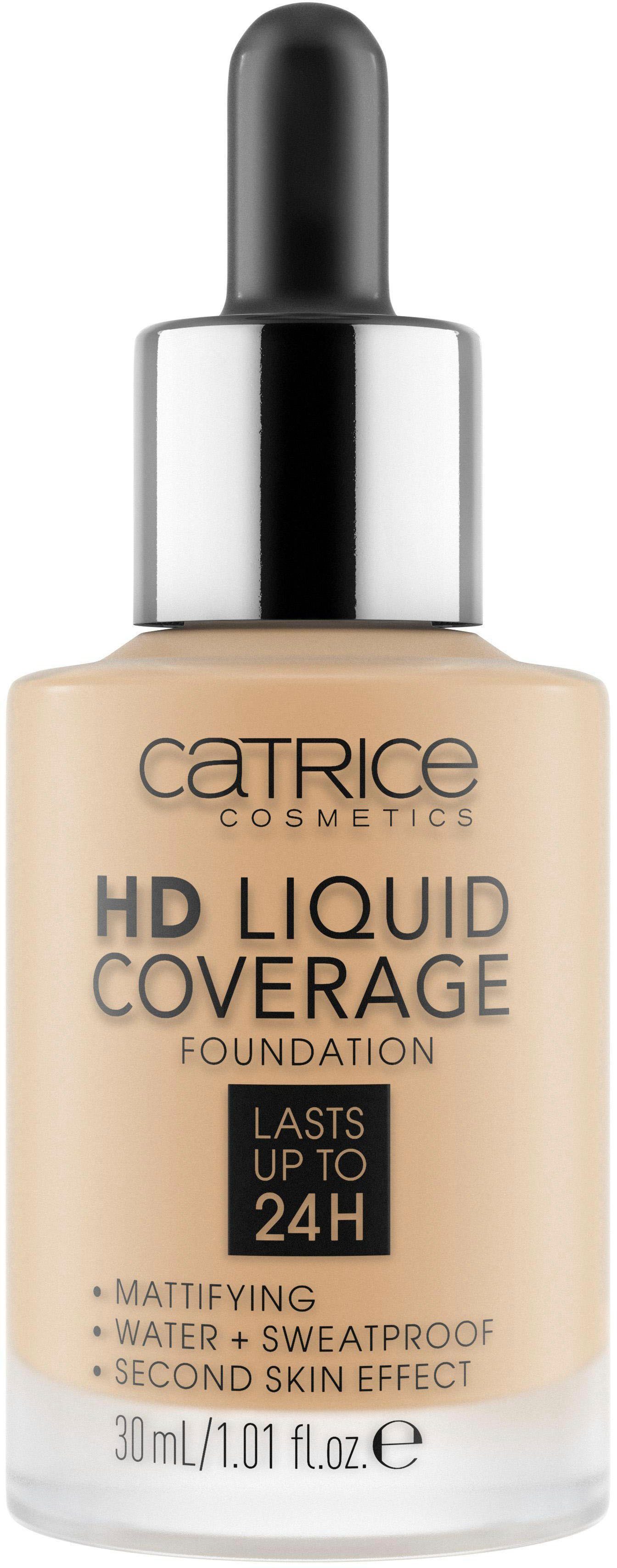 Catrice Foundation HD Liquid Coverage Foundation, mit leichter Textur