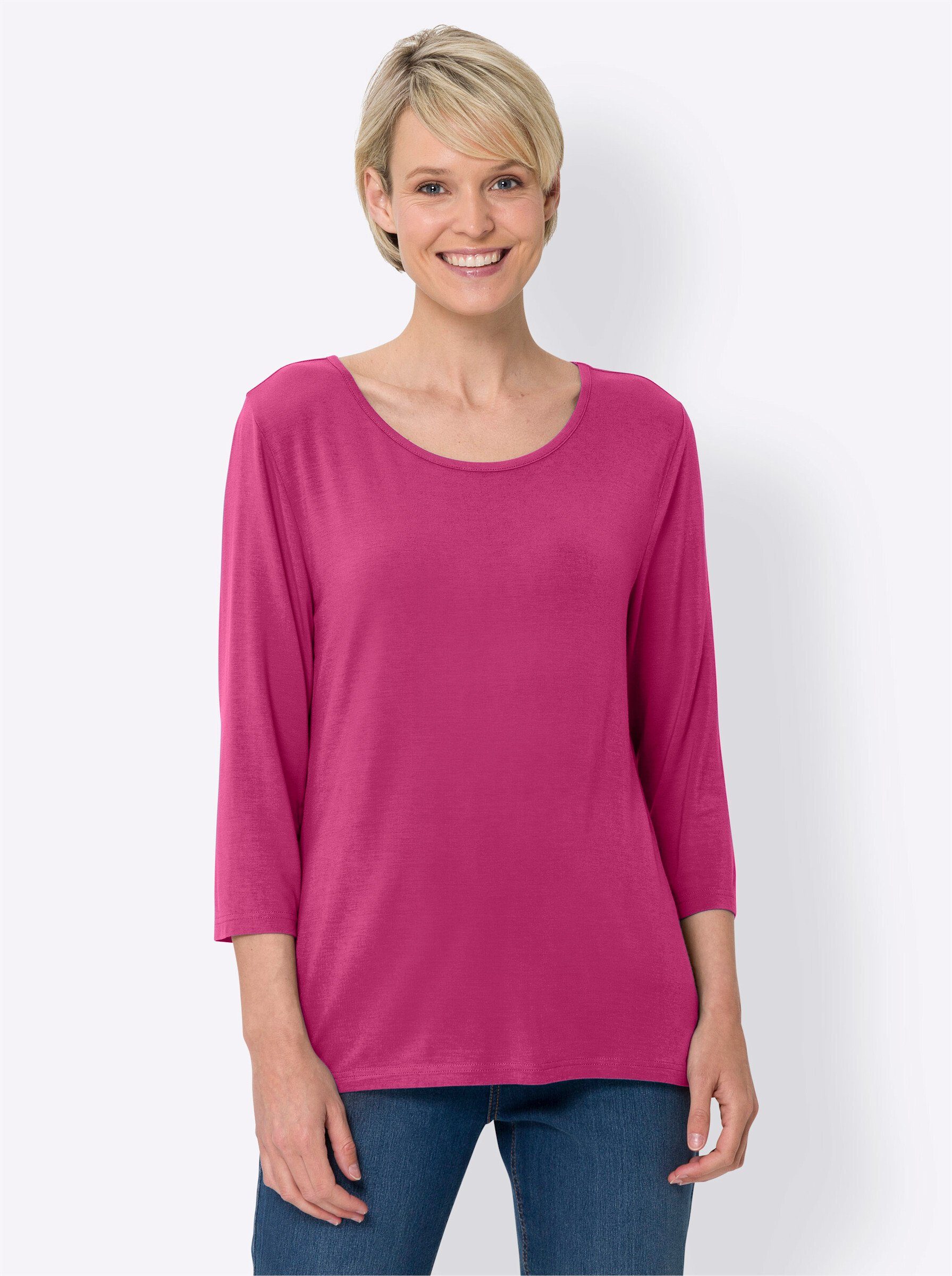 Sieh an! T-Shirt fuchsia