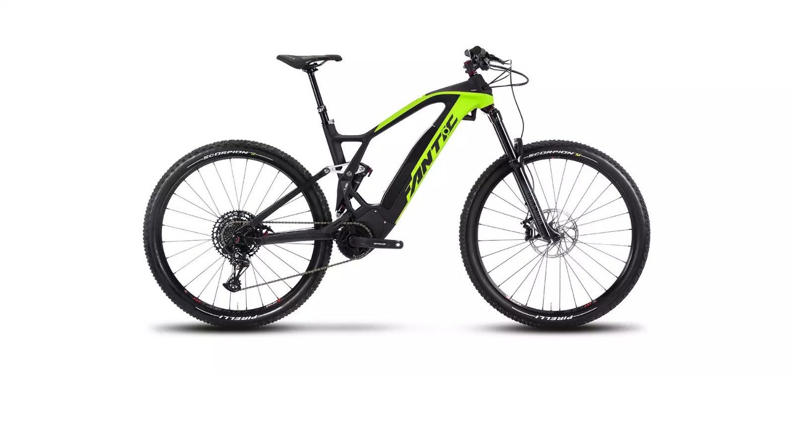 Fantic E-Bike Mountainbike XTF 1.5 Carbon, 12 Gang Sram Sram NX Schaltwerk, Kettenschaltung, Mittelmotor