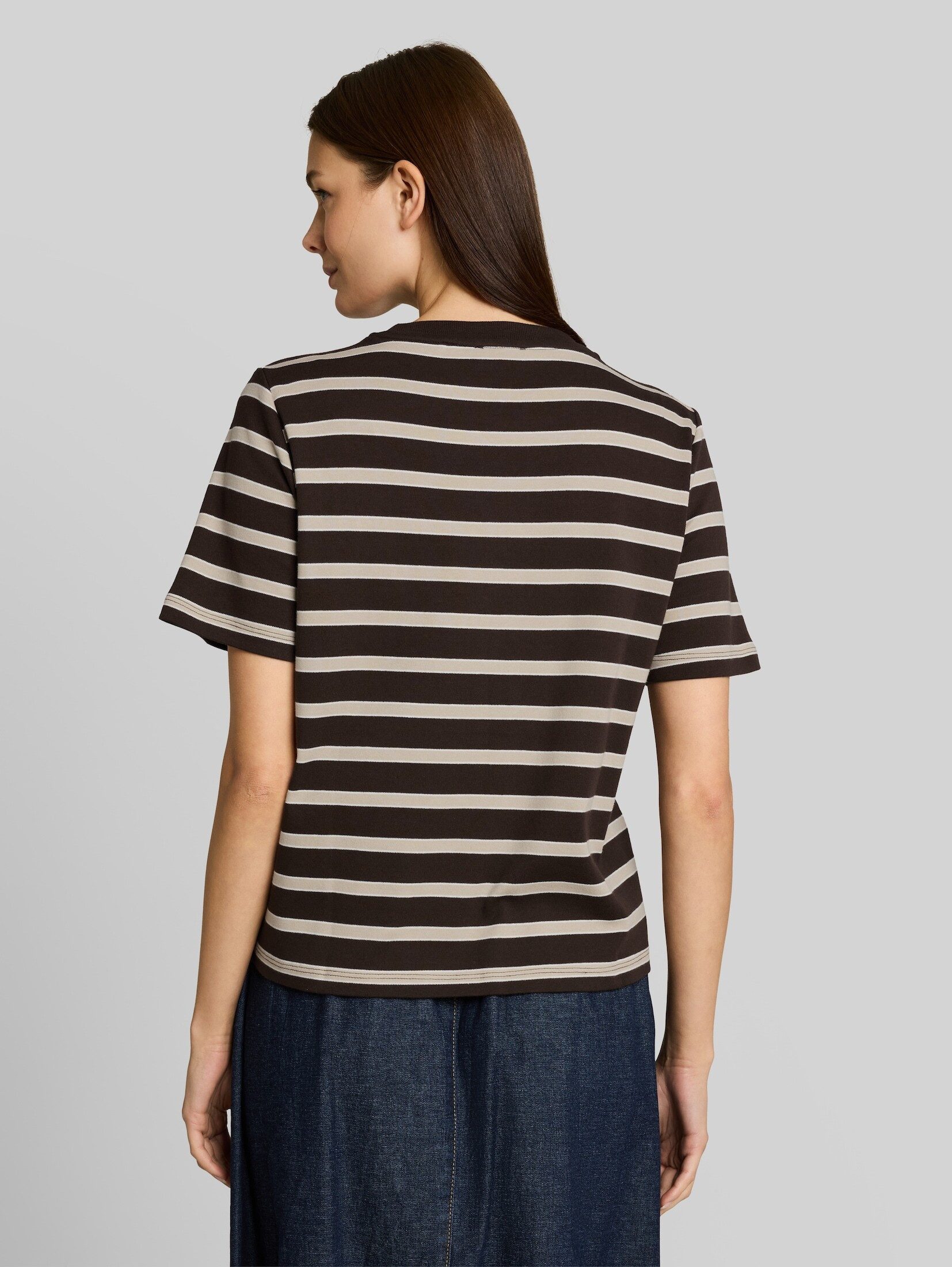 TOM TAILOR T-Shirt T-Shirt (im Einserpack) T-Shirt aus Baumwolle