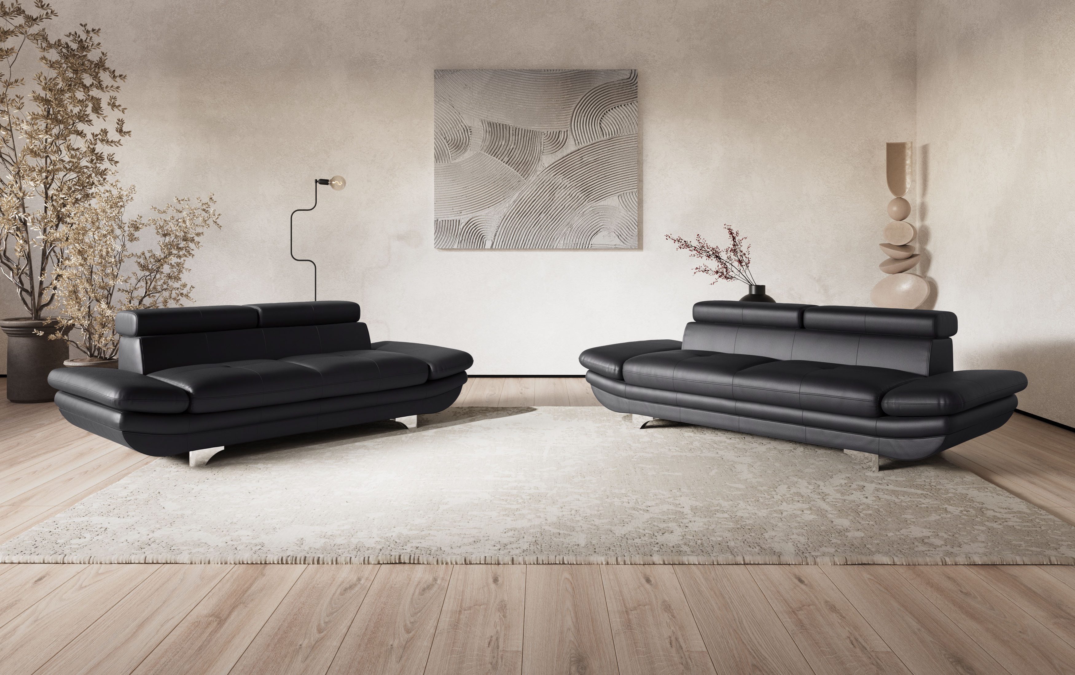 COTTA 2-Sitzer Enterprise, Big-Sofa, mit Armteilverstellung günstig online kaufen