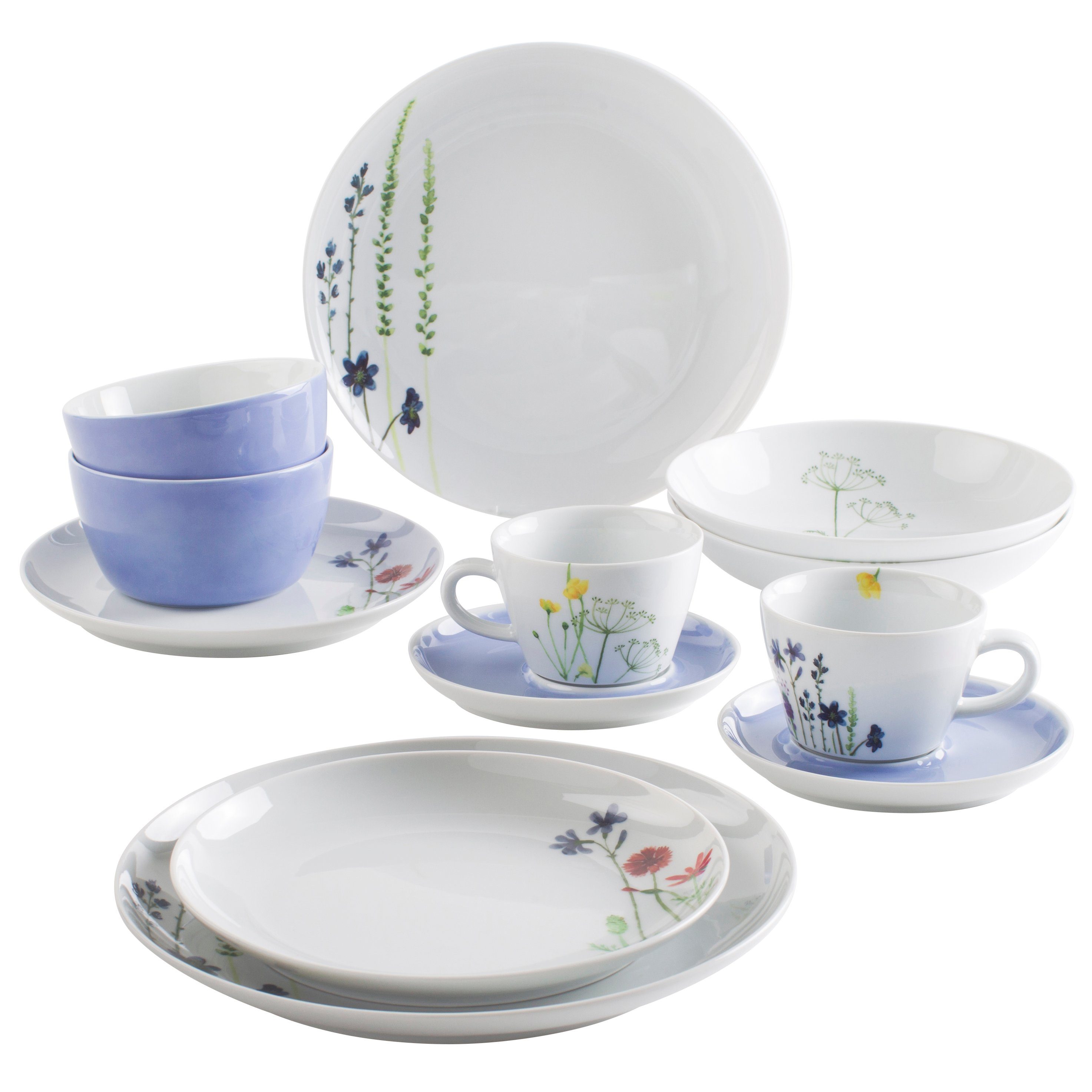 Kombiservice Wildblume Design 2 Go Set 12tlg.