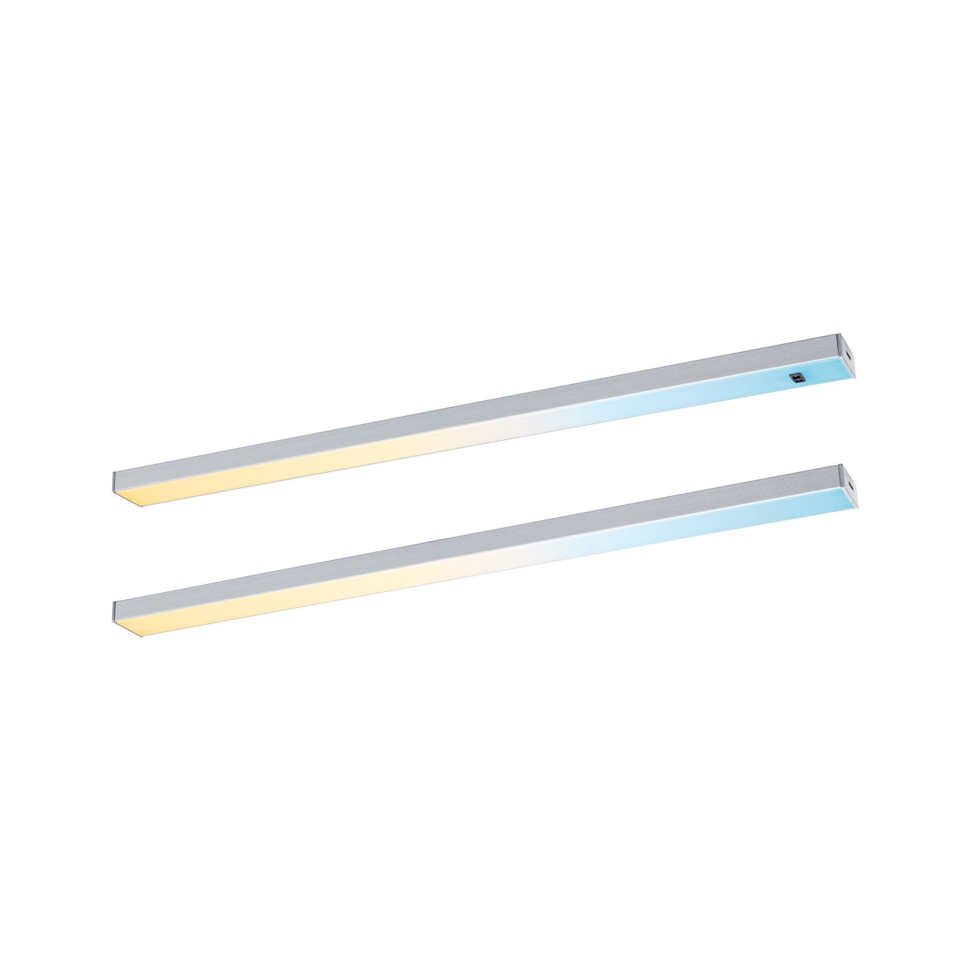 Paulmann LED Unterbauleuchte 98609, im Lieferumfang enthalten, Aluminium