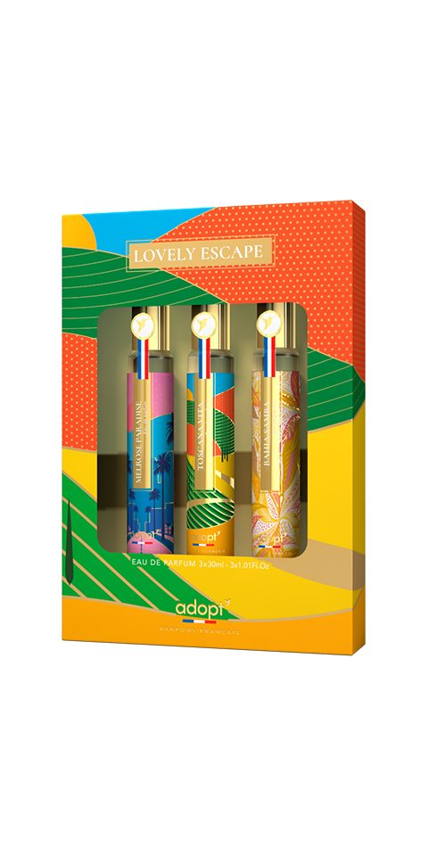 adopt Eau de Parfum adopt LOVELY ESCAPE 3 er Set, 3 x 30 ml Eau de Parfums für Damen