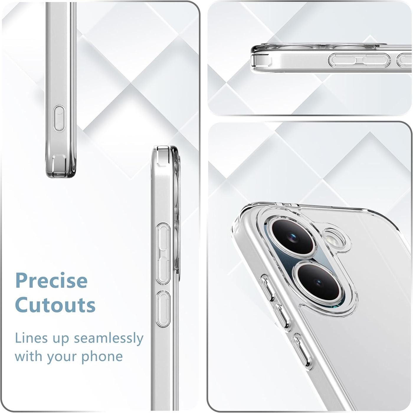 CoolGadget Handyhülle Transparent Ultra Slim Case für Xiaomi Poco X8 Pro 6,59 Zoll, Silikon Hülle Dünne Schutzhülle für Xiaomi Poco X8 Pro 5G Hülle – Bild 4 von 5