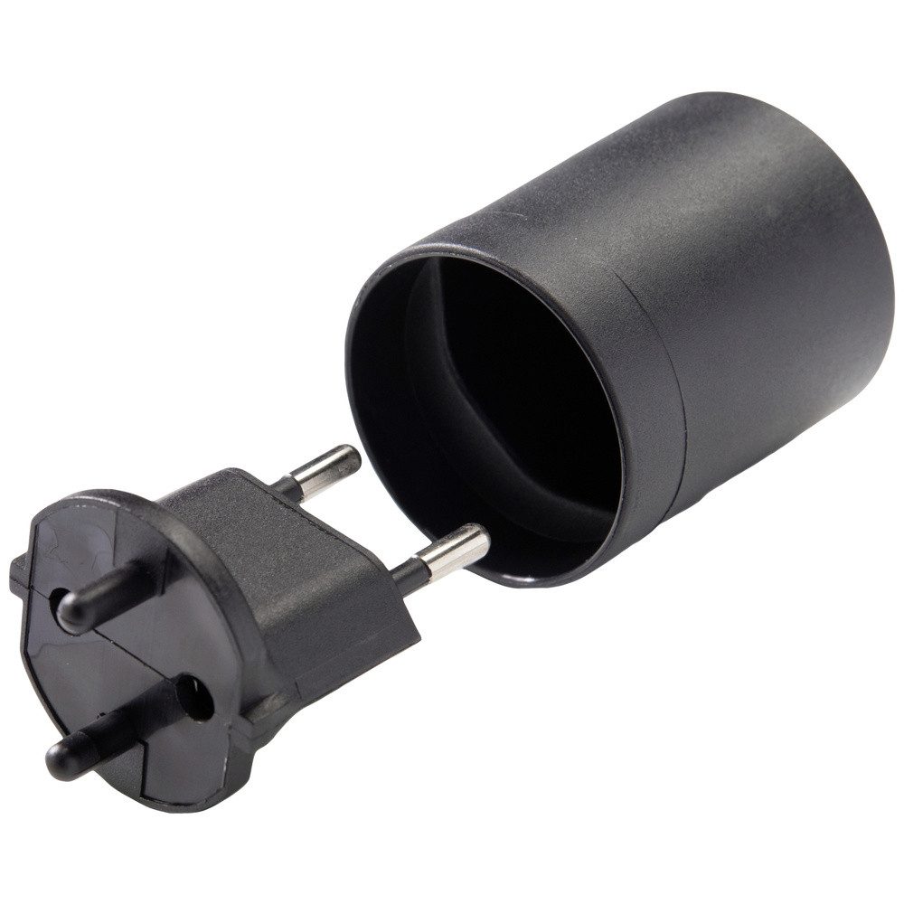 Kaiser 154/sw/1 Steckeradapter nicht lösbar 1er Set Reiseadapter