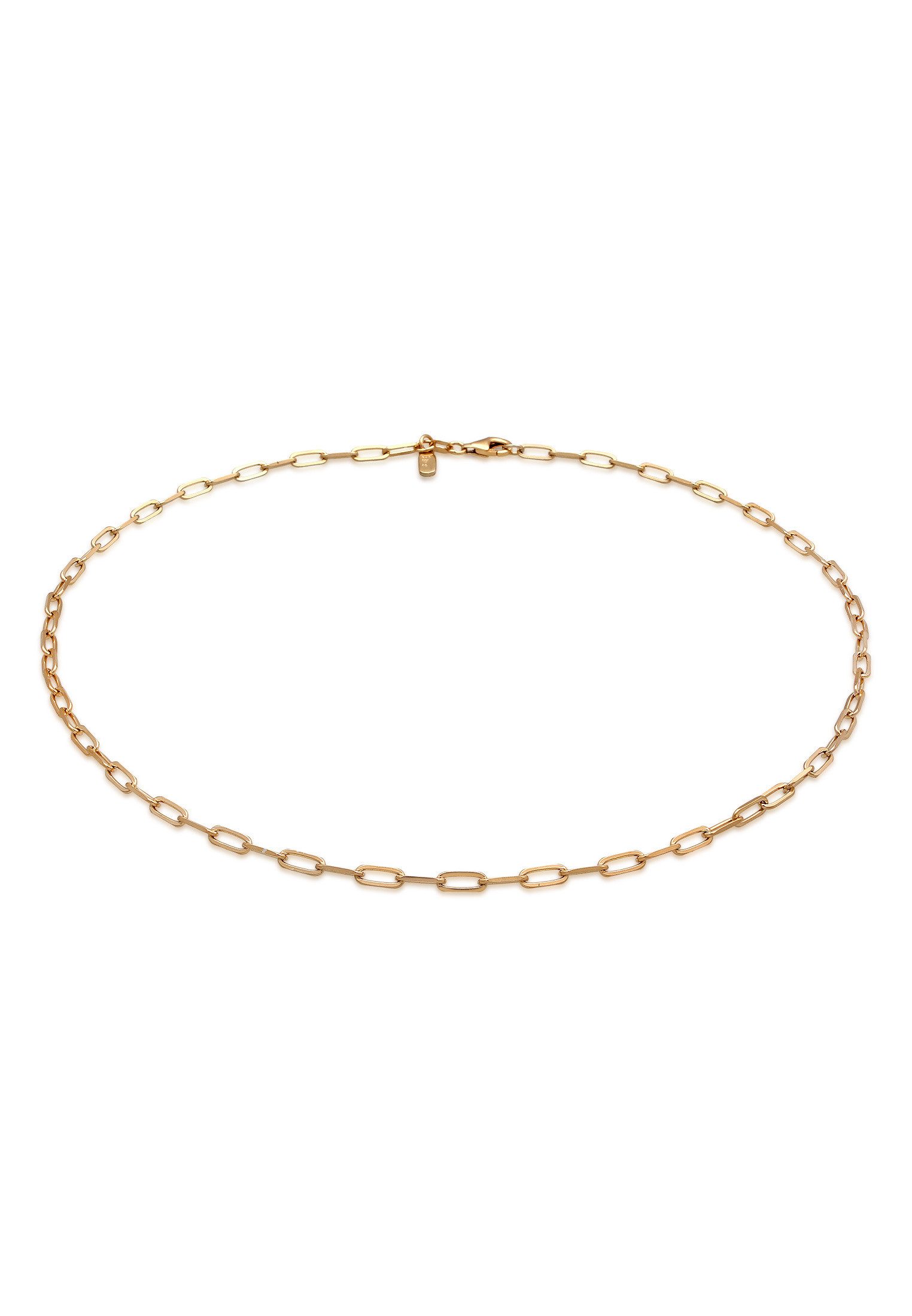 Kette ohne Anhänger Gliederkette Chain Optik 925 Sterling Silber