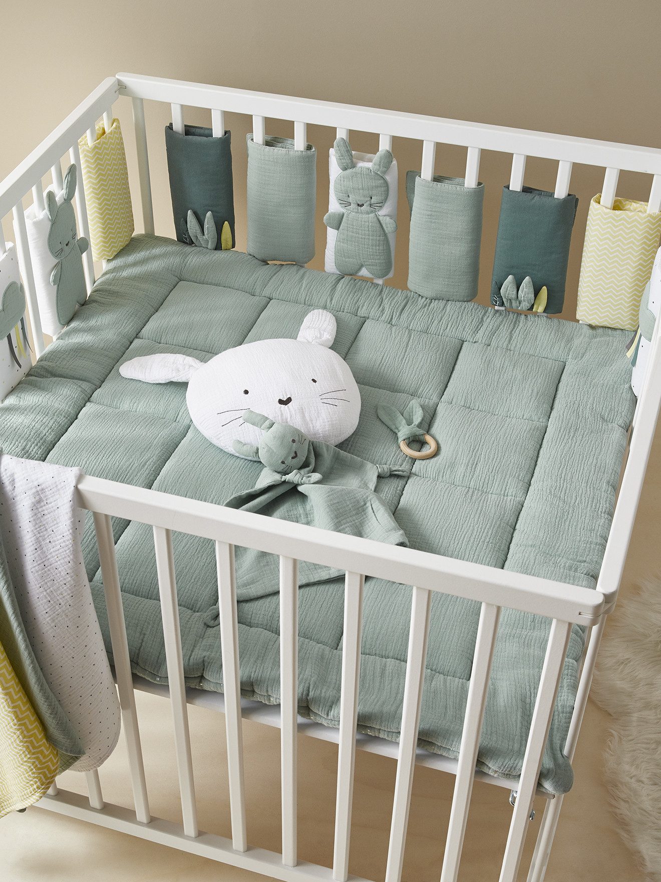 vertbaudet Bettumrandung Baby Bettumrandung MINZHASE günstig online kaufen