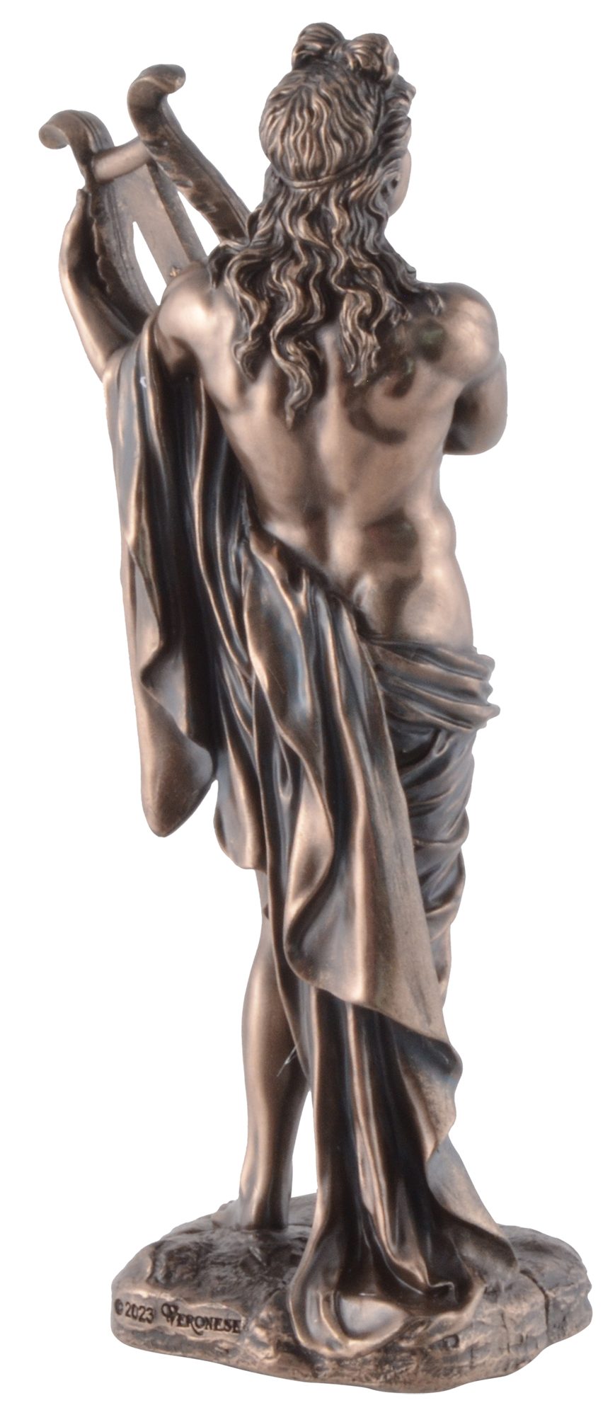 Vogler direct 7x5x16cm Dekofigur L/B/H Gott bronziert/coloriert, Griechischer ca. Apollo, Größe: Gmbh Veronesedesign