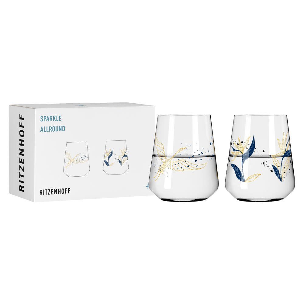 Ritzenhoff Glas 2er Set Sparkle 001, 002, Kristallglas