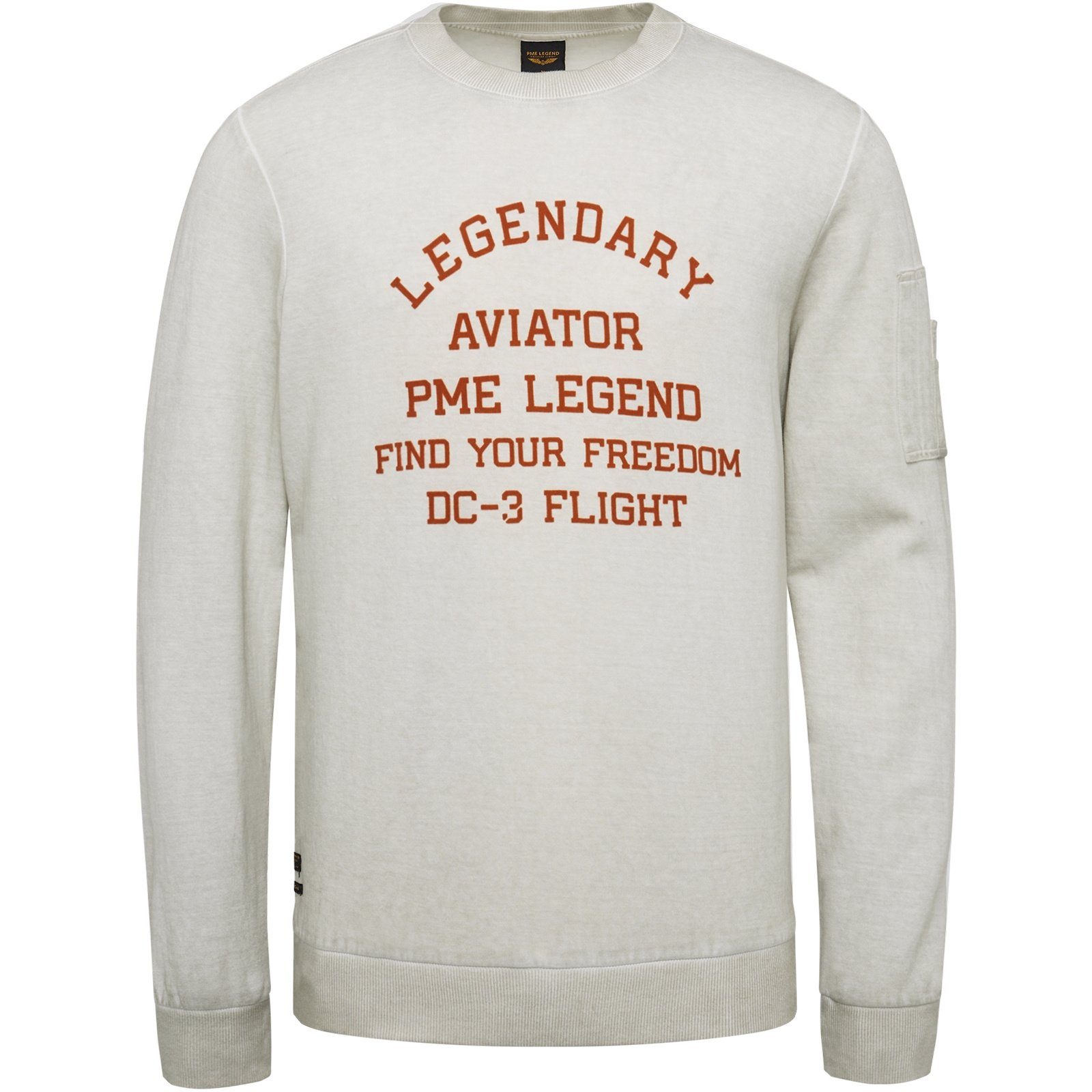 PME LEGEND Sweatshirt Crewneck interlock cold dye