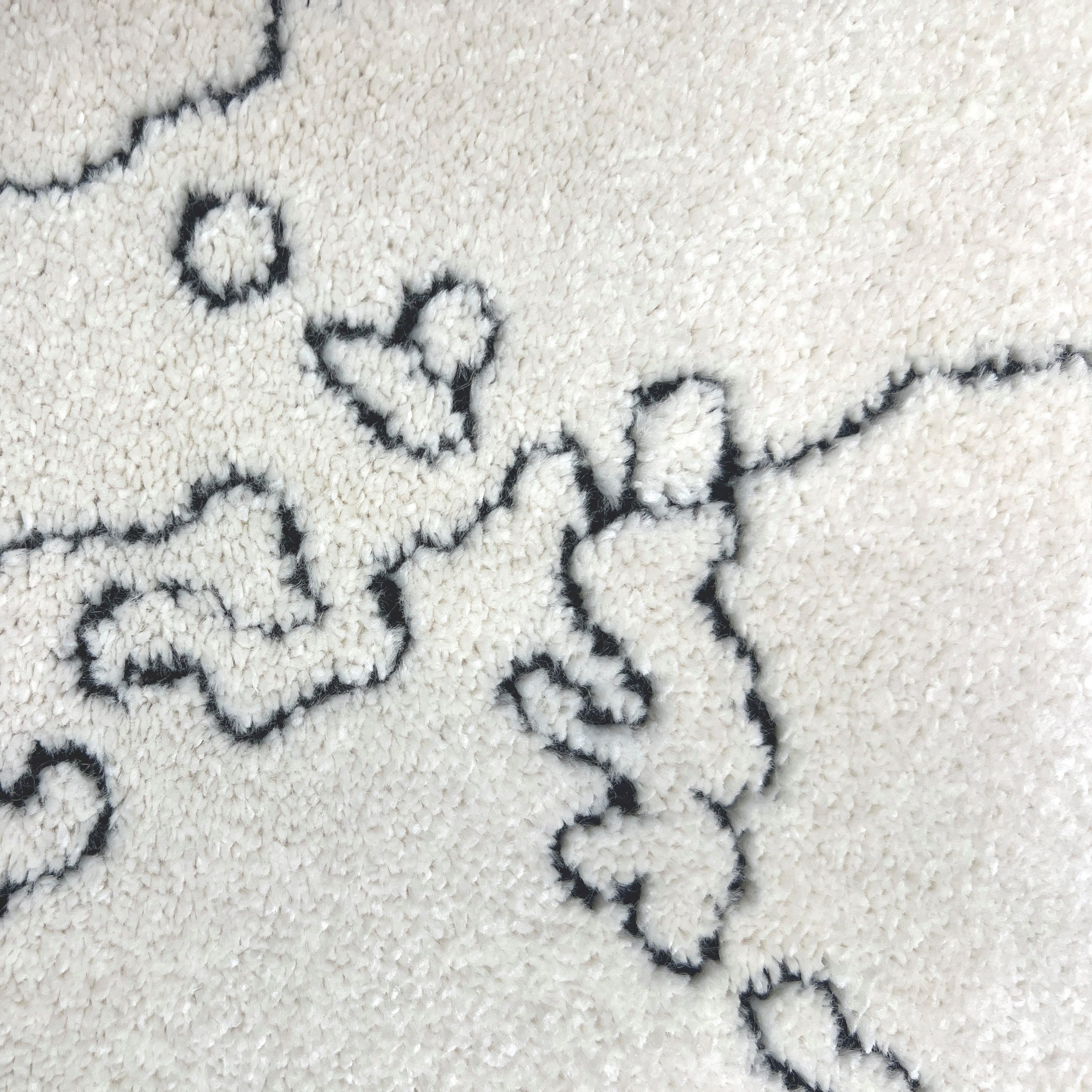 Carpetia Kinderteppich Modern Spielteppich, rund, Höhe: 14 mm, Hoch-Tief 3D Effekt Pflegeleicht Allergikergeeignet