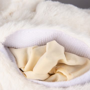Dekokissen Warmies Mini Wärmestofftier Schaf beige mit Hirse-Lavendelfüllung