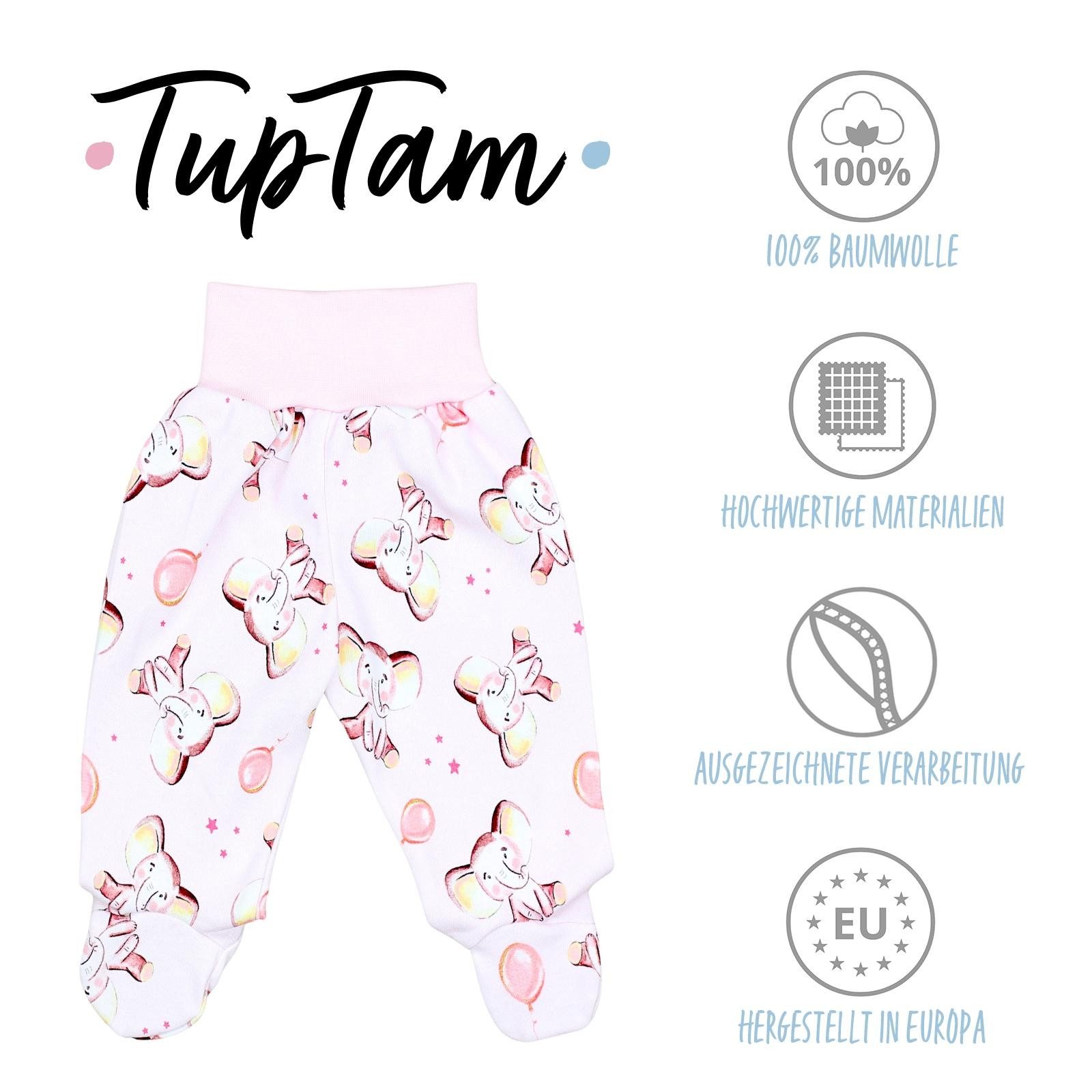 TupTam Schlupfhose TupTam Baby Unisex Hose mit Fuß Bunte 5er Pack