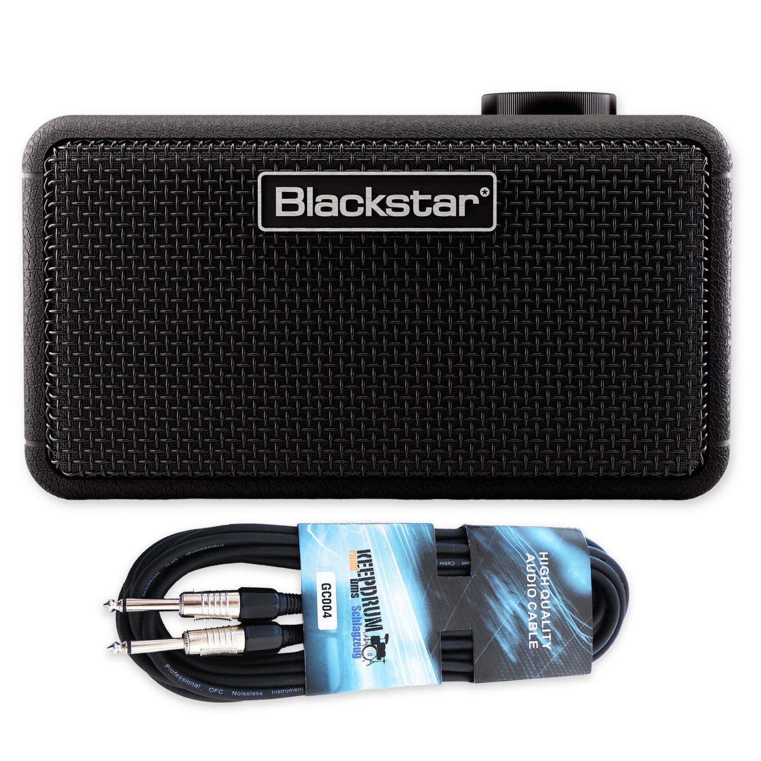 Blackstar Blackstar Verstärker Beam Mini mobiler Gitarren-Verstärker mit Kabel Verstärker (Anzahl Kanäle: 1, Vorteils-Set mit Klinkenkabel)
