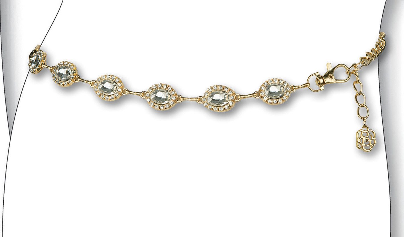 Kettengürtel Kettengürtel als funkelndes Hüftcollier für feminine Auftritte