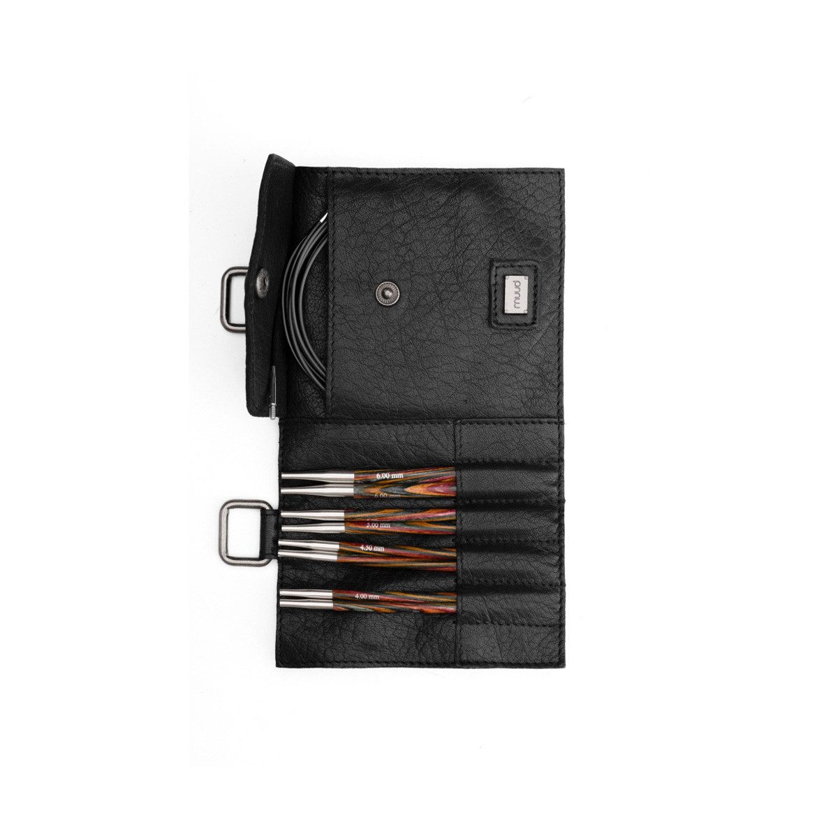 muud Handtasche Lederetui Stricknadeln Carita B Black