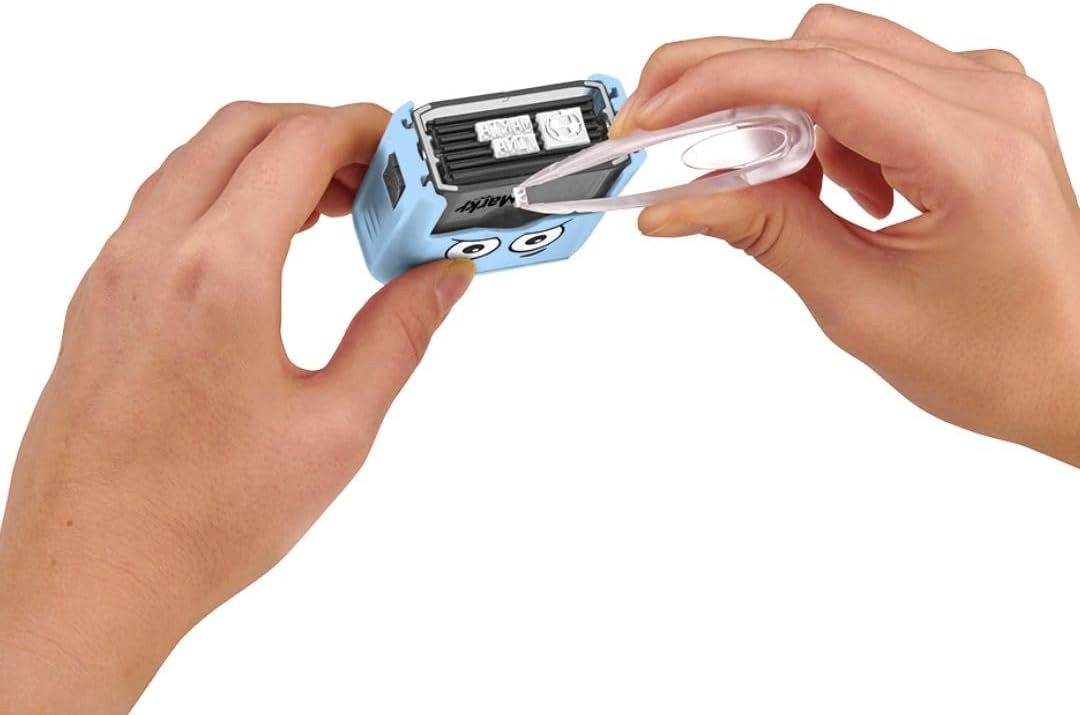 COLOP Schreibgeräteetui COLOP 166666 Markierungsstempel-Set "DIY Marky" Printer C20, blau – Bild 5 von 5