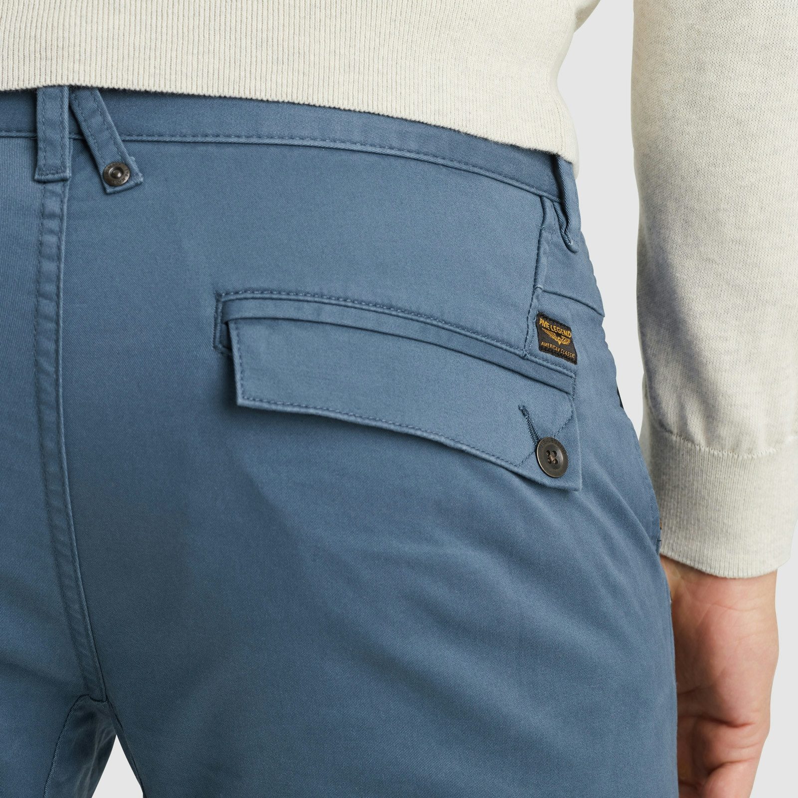 PME LEGEND Chinohose TWIN WASP CHINO LEFT HAND STRETCH TWILL mit Taschen – Bild 4 von 5