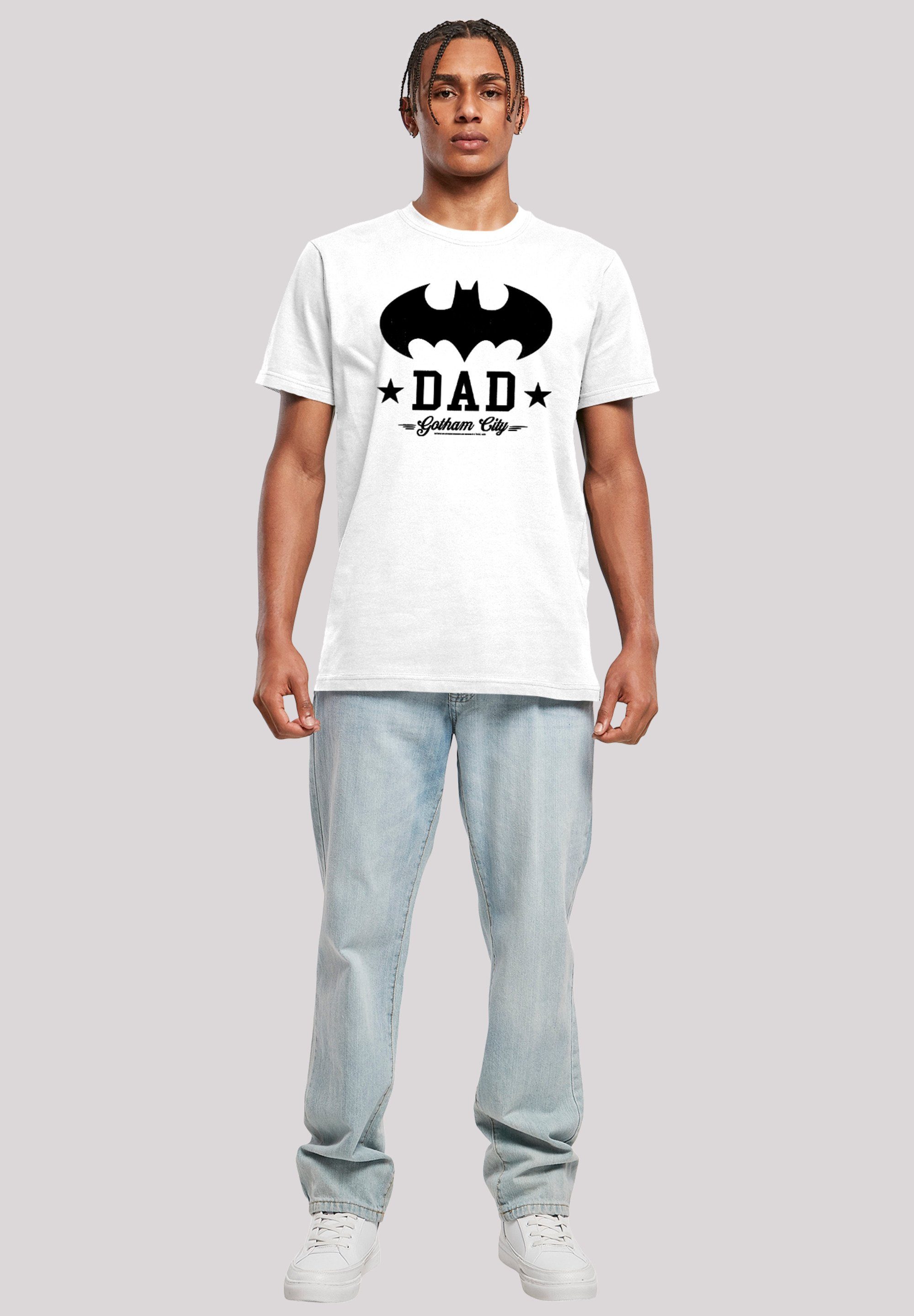 Sleeved DC Batman Long F4NT4STIC Dad Bat T-Shirt Print Comics